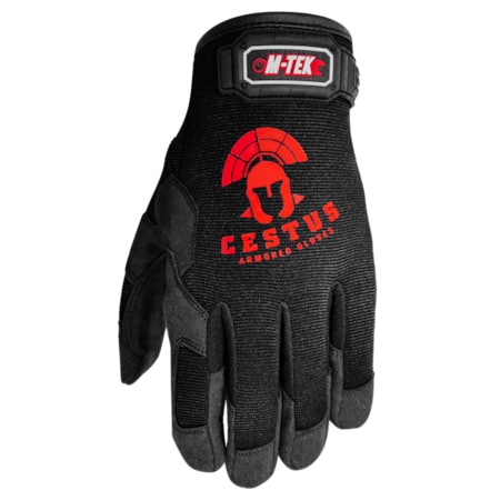 Cestus Work Gloves with Synthetic Leather Palm, M, PR 9000-M